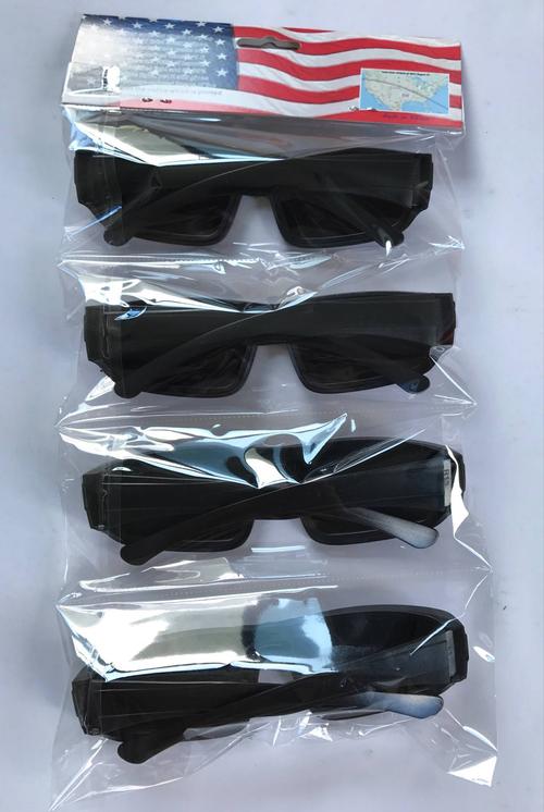批发零售各种银面 塑料框架的日食眼镜 日食观测镜 日食眼镜套装